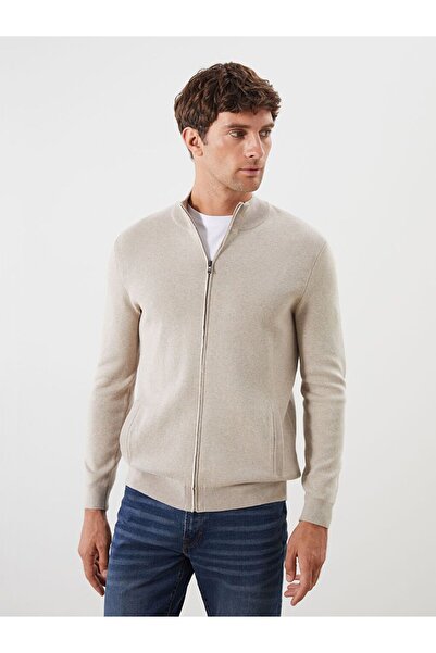 LC Waikiki LCWAIKIKI Classic Standart Kalıp Dik Yaka Erkek Triko Hırka