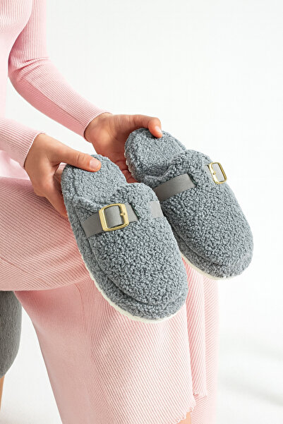 SUNSTEP Buckle Towel Winter Women's House Slippers Dowry Bundle Slippers Winter Slippers