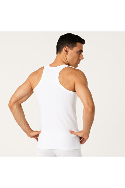 BESMYAR JEWELS Seher 3-Pack Plain Sports Tank Top-Cotton Flexible Comfortable Cut Casual Underwear