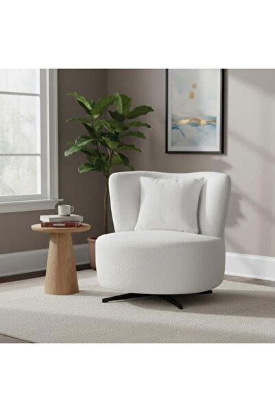 Family Ship كرسي دوار بوكلي - أبيض