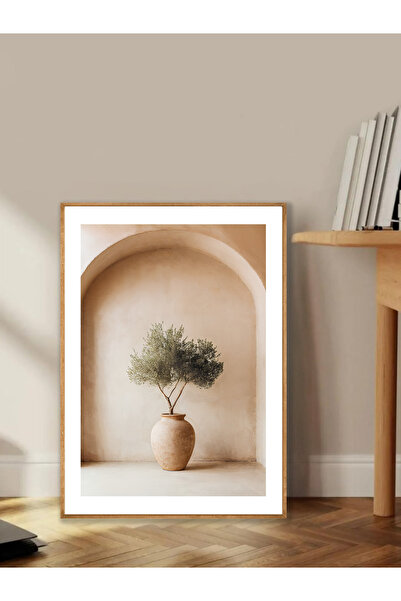 Tuba Decor Τραπέζι σαλονιού κουζίνας με ξύλινο πλαίσιο μονοκόμματο