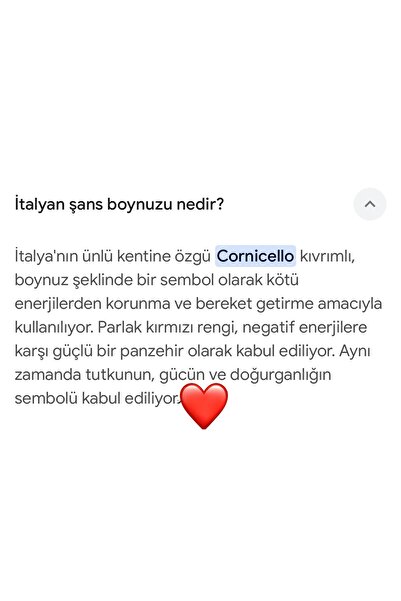 Rossetto Atelier Altın Kaplama Cornicello İtalyan Boynuzu (Biber) Kolye