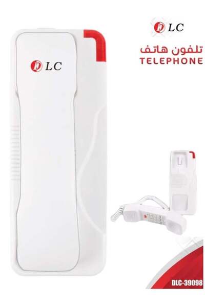 DLC DLC DLC-39098 Desktop and Wall Mount Corded Telephone, White