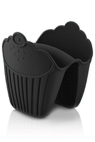 Atlas Mutfak قفاز فرن من السيليكون، مقبض فرن أسود