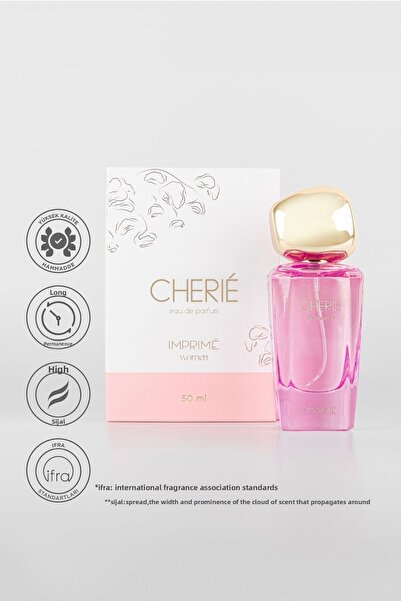 Imprime Cherié Edp Women's Perfume 50ml | Floral and Fresh | Strawberry, Pineapple, Peony, Muge, Jasmine, Amber