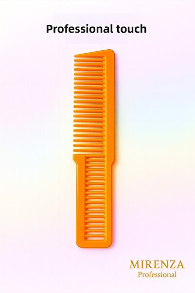 mirenza cosmetic Pieptene pentru tuns păr profesional, portocaliu, durabil, a...