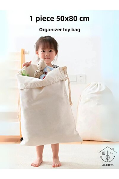 ALERSS 100% Cotton Washable Patterned Children's Toy Devi - Bag Cloth and Org...