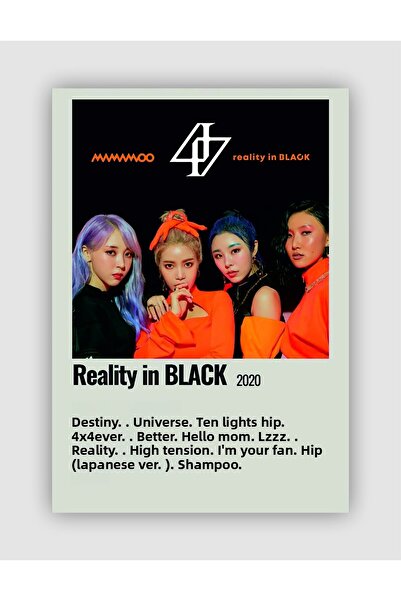 fırsatlar diyarı Poster de perete MAMAMOO Reality In Black K-pop - Decor de p...