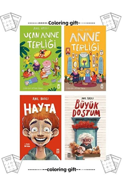 Timaş Çocuk Boyamalı Uçan Anne Terliği Anne Terliği Hayta Büyük Dostum 4.5.6....