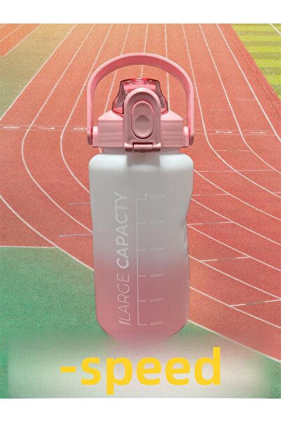 SELKA HOME - Yeast 1500 Ml. Motivational Flask with Straw