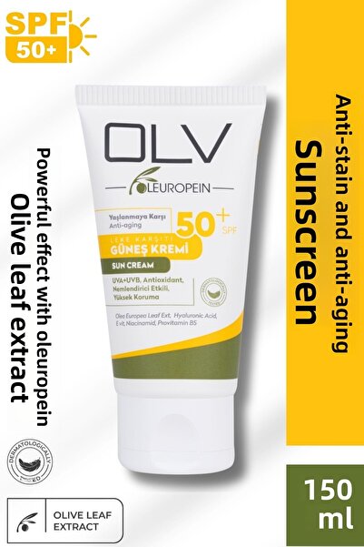 OLV واقي من الشمس بعامل حماية من الشمس SPF 50 - تفاصيل مضادة للشيخوخة والعيوب...