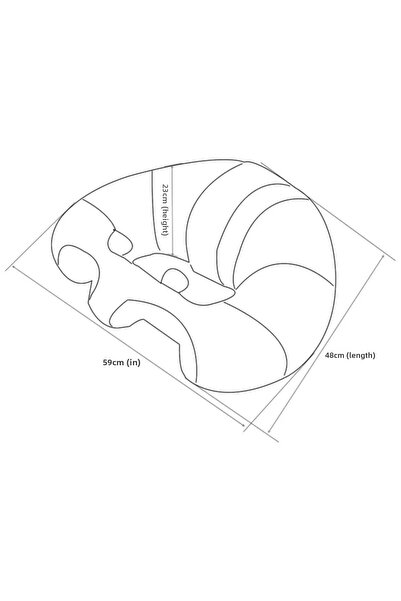 Home Dzgn Home Baby Nicht Laying Baby Seat Support Cushion Nicht Baby Baby Seat - Red