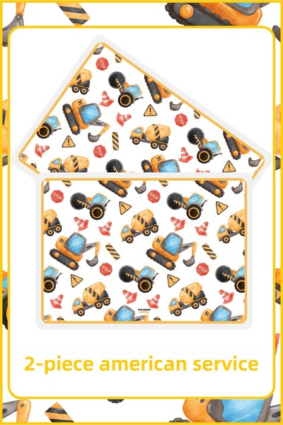 The Grade American Service 2 piese Scoop Tractor Tema Copii American Service ...