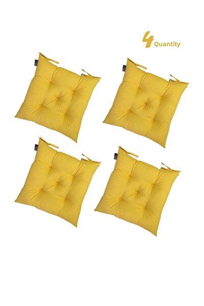 TicaretJet Pernă pentru scaun pătrată, set de 4, 40 X 40 cm |   Pernă pentru ...