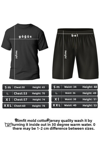 uyguntarz Unisex sada kraťasů s potiskem Miami