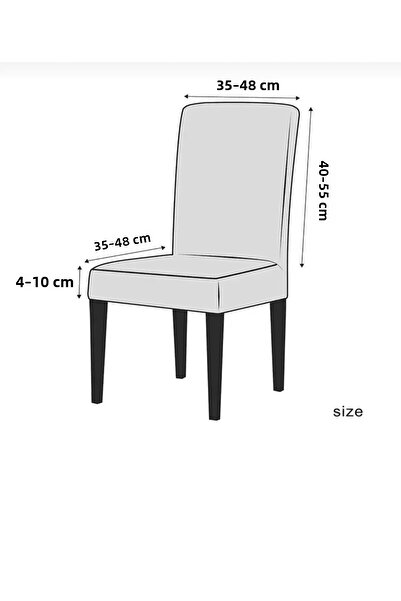 SENNORA Chair Cover - Washable - Flexible - Elastic Chair Cover with Skirts