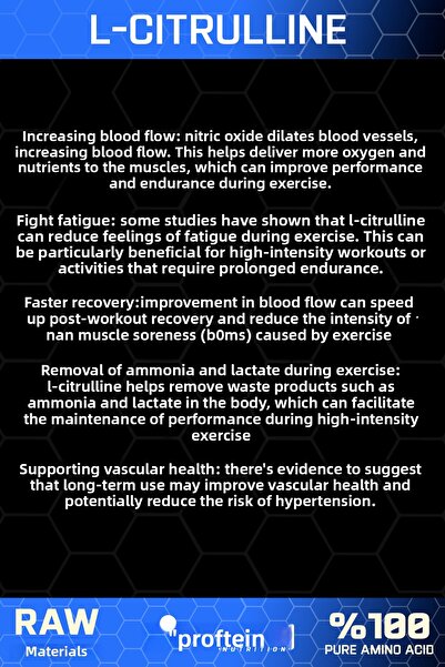 Proftein Citrulline Malate 500g 500 Servings