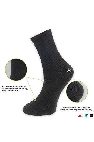 DuraSocks 6 Pairs Sports Socks Women Men Seamless Socks