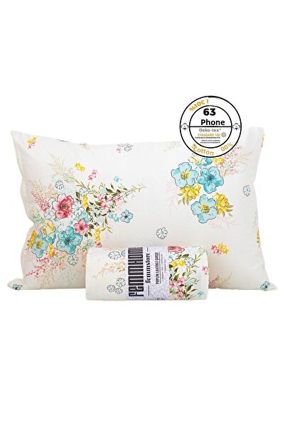 femmstore طقم ملاءة سرير مزدوجة قطن 100% - مطاط، 40 سم / 180x200 30 سم