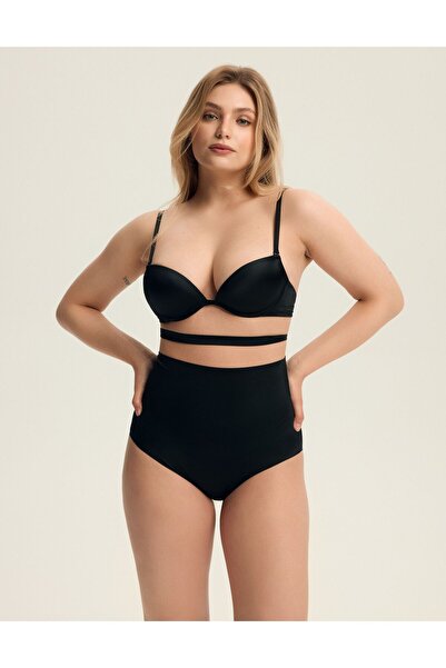 ESOTIQ Sutien push-up cu sârmă, design neted, cu bretele multi-poziționale, e...