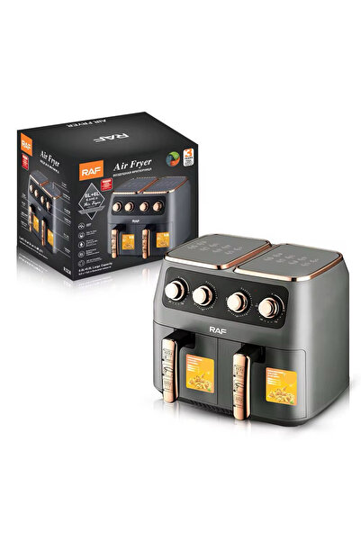 raf Digital Deep Fryer 8L - 2800W, 2 Compartments, Oil-Free Cooking R5236