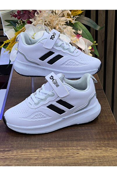 homiro Παιδικά Ορθοπεδικά Αδιάβροχα Αθλητικά Παπούτσια-Λευκό-Μαύρο