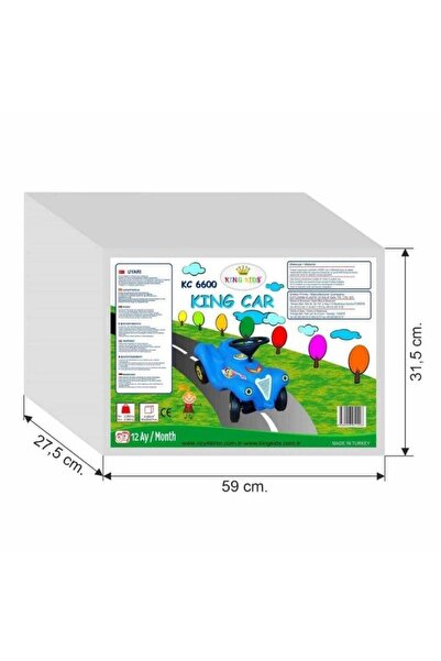 KingKids King Kids King Car (ilk Arabam) Siyah