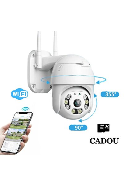 hoffmans Camera Supraveghere Wireless HD, Control prin Aplicatie, Card 32GB Cadou