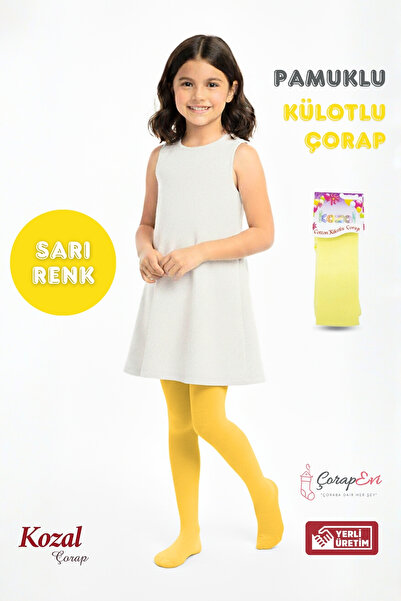 Bonas Kozal Pamuklu Çocuk Okul Külotlu Çorabı