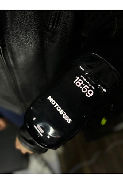Motobros Motosiklet Kola Takılan Telefon Tutucu Kol Telefon Tutucu Su Geçirmez 6.7" (DAYANIKLI)