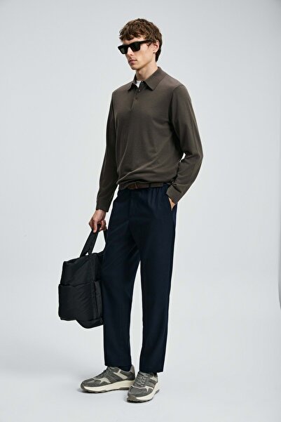 Kocamanlar Ayakkabı Lufian 112090149 Доналд Казак Мъжка суитшърт КАФЯВ