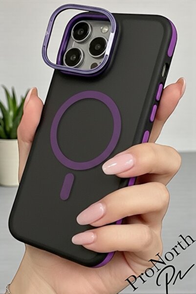 ProNorth IPhone 14 PRO MAX Uyumlu Kılıf Lens Hediyeli Kablosuz Şarj Destekli ...