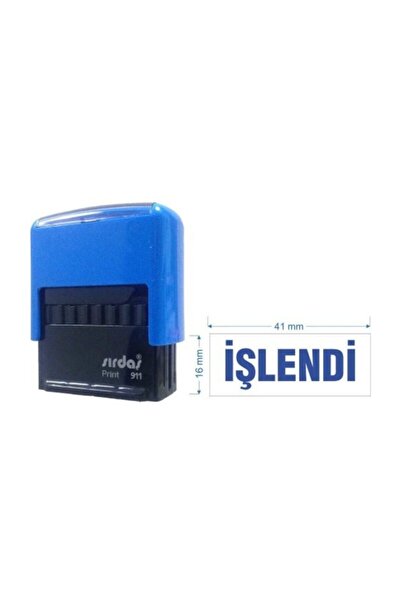 Sırdaş Sırdaş 911 Kaşe Mavi Makine Mavi Keçe "işlendi" Yazısı Ile Beraber