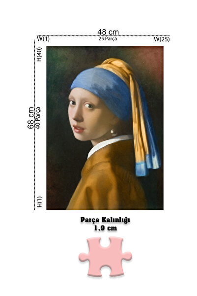 Neverland 4 Pieces 1000 Piece Puzzle - Seaside Scenery / Cafe Terrace Night / Girl with Pearl Earrings / Seaside House