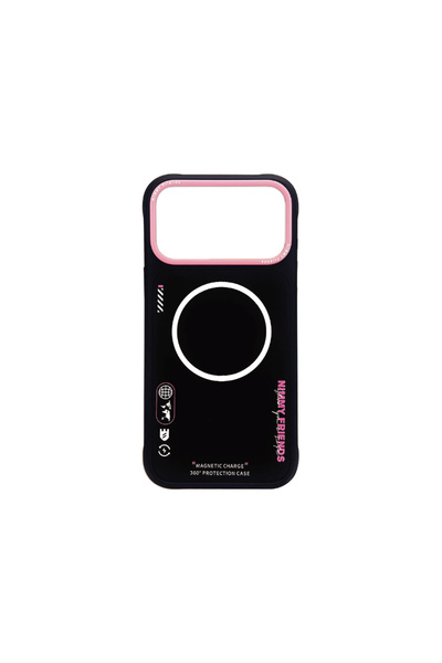 Nimmy iPhone 17 Pro Max Uyumlu MagSafe Özellikli Çift Renk Detaylı Cool Cute ...