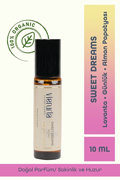 Vienurla %100 Organik Lavanta Günlük Alman Papatyası Doğal Parfüm Sakinlik ve Huzur Roll-on 10 ml