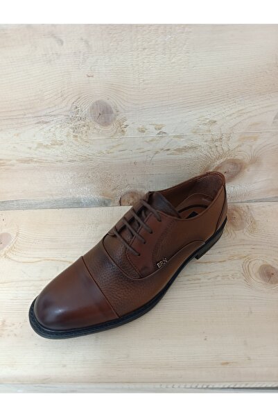 LİCCAS Мъжки зимни ботуши с неплъзгаща се гумена подметка, водоустойчиви, с подплата от естествена кожа, с връзки, кафяви