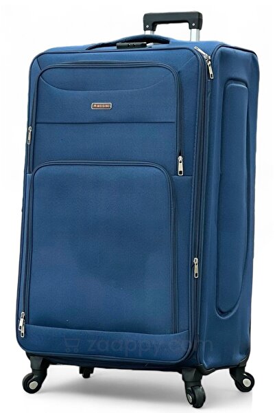 ZAAPPY Soft Material Luggage Lightweight, Secured Lock, 4 Spinner Wheels, Exp...