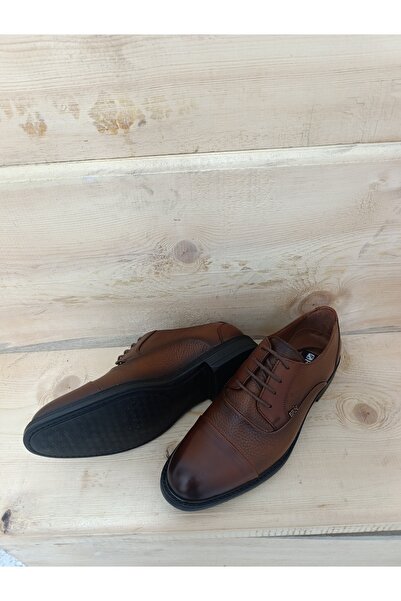 LİCCAS Мъжки зимни ботуши с неплъзгаща се гумена подметка, водоустойчиви, с подплата от естествена кожа, с връзки, кафяви