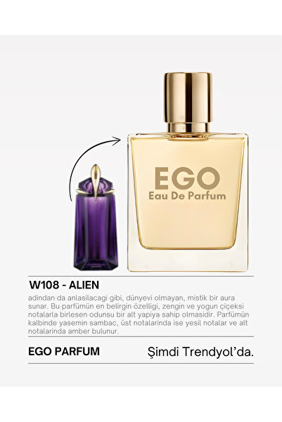 homeartplus W108 - Ego Edp 50 ml ( ALIEN ) Çiçeksi Kadın Parfüm