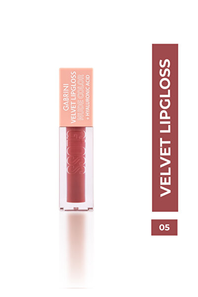 Gabrini Velvet Lipgloss Nude Color 05