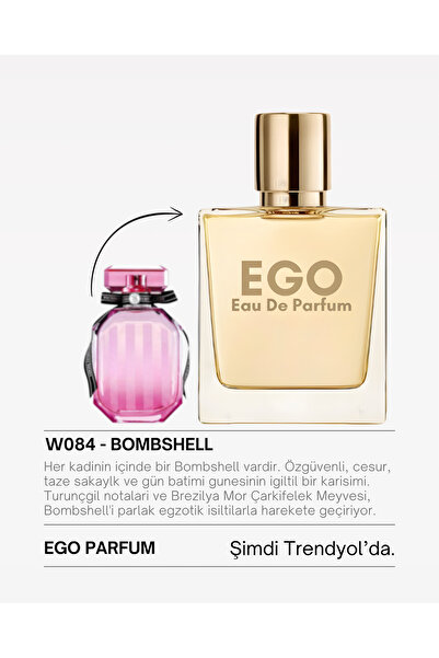 homeartplus W084 Ego Edp 50 ml ( Bombshell ) Çiçeksi Kadın Parfüm