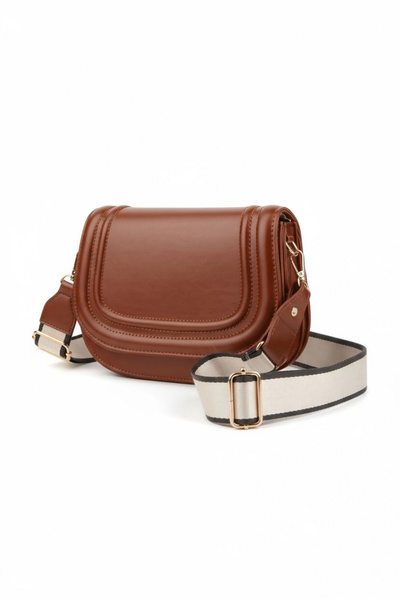 Glemix Hola Taba Cilt Kanvas Şerit Askılı Kadın Trend Omuz Çantası