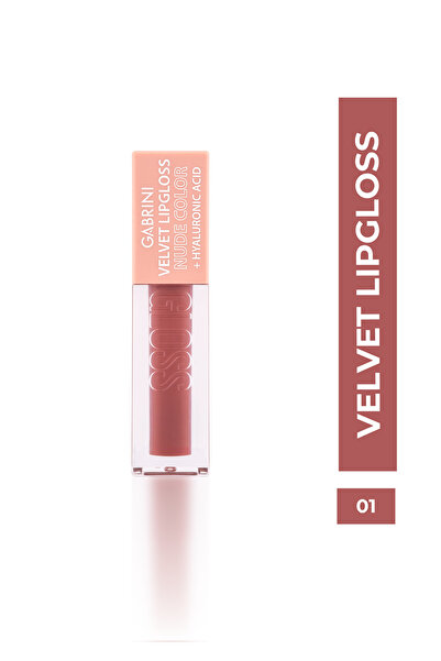 Gabrini Velvet Lipgloss Nude Color 01