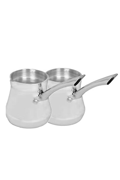 RED SEA ALUMINIUM 2 ركوة كنكة قهوة من الألومنيوم 50 مل يكفي لفنجان قهوة تركي