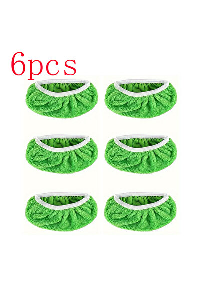 Choice 6 قطع (4/6/8 عبوات) من وسادات ممسحة من الألياف الدقيقة فائقة النعومة قابلة للغسل، قابلة لإعادة الاستخدام، مصنوعة من قماش الشنيل فائق الامتصاص