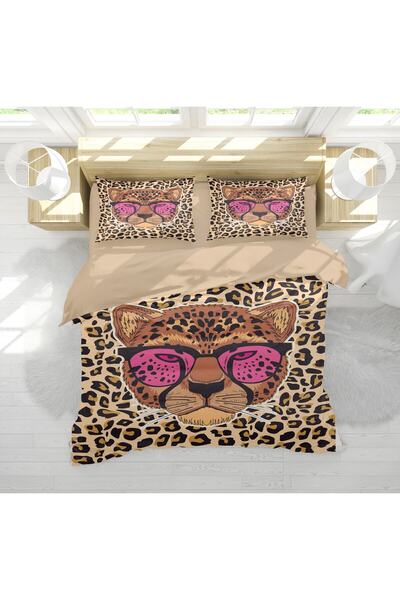 Erays Home Erayshome Leopars 3D цифровий друк на постільній білизні