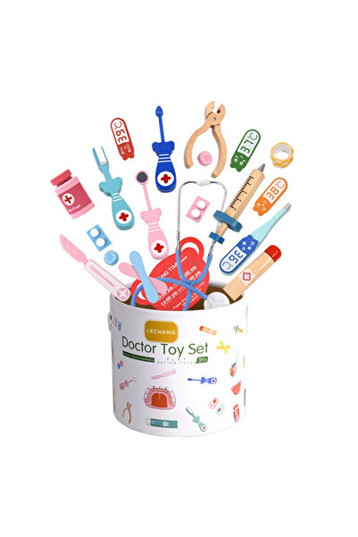 Toyska Set joaca Micul stomatolog in galetusa, 24 piese, multicolor