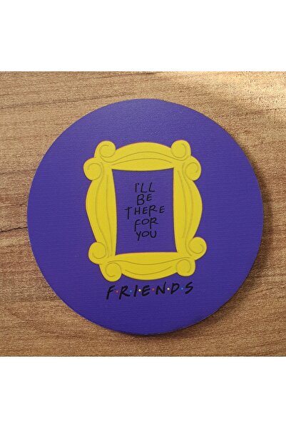 fırsatlar diyarı Friends Dizisi Monica'nın Kapı Çerçevesi Ahşap Bardak Altlığ...