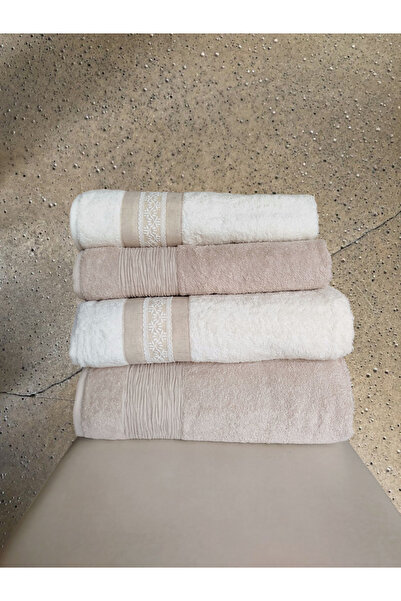 Nurpak Туана Лляний набір для ванної кімнати з 4 предметів у коробці 2 штуки 90x150 см 2 штуки 50x90 см